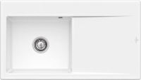 Logo Subway flat blanc - evier � fleur villeroy & boch 1 bac, 1 �gouttoir