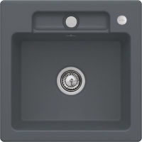 Logo Siluet s graphite - cuve � encastrer villeroy & boch 1 bac coloris