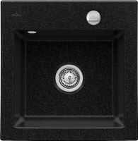 Logo Subway s flat chromit - cuve � fleur villeroy & boch 1 bac coloris