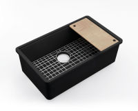 Logo Anne noir - evier � poser esprit chambord 1 bac / r�versible coloris