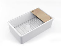 Logo Anne blanc - evier � poser esprit chambord 1 bac / r�versible coloris