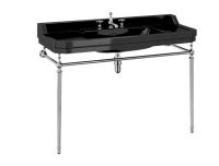 Logo Lavabo edouardien noir - lavabo � poser edouardien en c�ramique noire