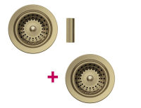 Logo Vidage & trop plein or - kit vidage bonde + trop plein en inox