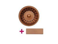 Logo Vidage & trop plein cuivre - kit vidage bonde + trop plein en inox