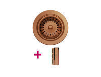 Logo Vidage & trop plein cuivre - kit vidage bonde + trop plein en inox