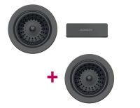 Logo Vidage & trop plein gun m�tal - kit vidage bonde + trop plein en inox