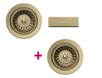 Logo Vidage & trop plein or - kit vidage bonde + trop plein en inox