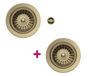 Logo Vidage & trop plein or - kit vidage bonde + trop plein en inox