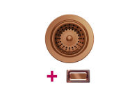 Logo Vidage & trop plein cuivre - kit vidage bonde + trop plein en inox