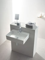 Logo Vasque santona - vasque � poser ou � suspendre santona en porcelaine -