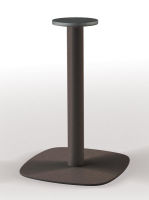 Logo Pied geny arrondi brun oxyde 731 mm - pied central geny en acier brun