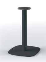 Logo Pied geny arrondi noir 731 mm - pied central geny en acier noir h 731