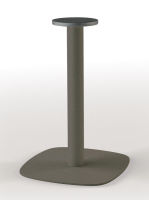 Logo Pied geny arrondi taupe 731 mm - pied central geny en acier taupe h