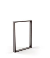 Logo Pied stef taupe hauteur plan 915 mm - pied de table rectangulaire stef