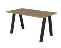 Logo Noa 140 x 80 cm ch�ne naturel - configurable - table noa stratifi� 140