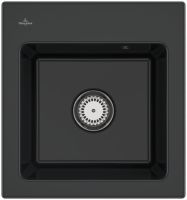 Logo Subway pure black - cuve  encastrer villeroy & boch 1 bac coloris