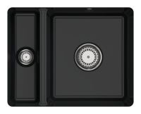 Logo Subway xu pure black - cuve sous-plan villeroy & boch 1 bac, 1