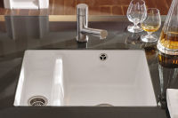 Logo Subway xu blanc - cuve sous-plan villeroy & boch 1 bac, 1 vide-sauce coloris blanc ev6758 02 r1