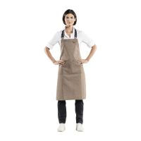 Logo Tablier bavette mixte chaud devant forene marron denim 70x90cm ba023