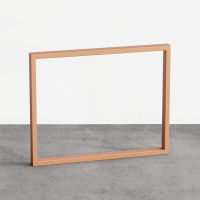 Logo Pied tess terracotta 885 mm - pied de table rectangulaire en acier terracotta h 885 mm - largeur 900 mm ac700812s11