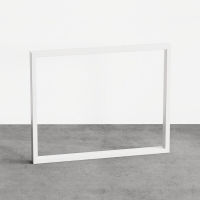 Logo Pied tess blanc 885 mm - pied de table rectangulaire en acier blanc h 885 mm - largeur 900 mm ac700806s11