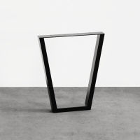 Logo Pied eva noir 710 mm - pied de table en acier noir h 710 mm ac700209s01