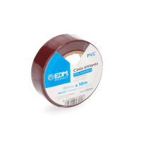Logo Ruban isolant 10m x19mm marron edm [e3-47004]