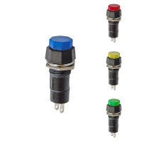 Logo Bouton poussoir base hexagonale 1a 250v couleurs assorties [e3-45058]
