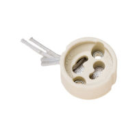 Logo Douille en c�ramique gu10 2a 250v pgu10 solera [e3-44029]