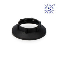 Logo Rondelle pour douille e14 semi filet�e noir solera [e3-44025]