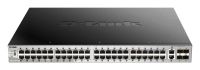 Logo 48 ports poe/poe+ 2x10gbaset 4xsfp+ l3 technologies sim / xstack budget poe 370w dgs-3130-54ps/e