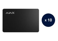 Logo Carte acces mf desfire noire x10 pass-b-10