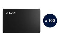 Logo Carte acces mf desfire noire x100 pass-b-100