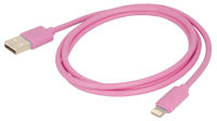 Logo Urban factory cable rose pour synchronisation et charge lightning - 1m - mfi 2328063