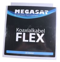 Logo C�ble coaxial flexible 20 m avec 2 fiches f - hautement flexible pour une utilisation mobile 9132099