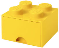 Logo Lego brique tiroir storage brick drawer 4, 1 tiroir, jaune 58300044