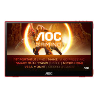 Logo Aoc 16g3 15.6p fhd portable monitor 144hz 46476677