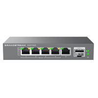 Logo Switch desktop 5x 2.5giga dont  4 poe 1x sfp+ 60w gwn7700mp