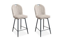 Logo Agathe beige - lots de 2 assises hauteur plan agathe avec assise et