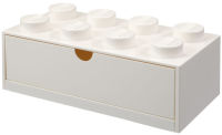 Logo Lego brique tiroir desk drawer 8, 1 tiroir, blanc 58300096