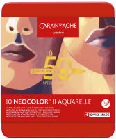 Logo Caran d'ache pastel � la cire neocolor ii aquarelle portrait 86040736