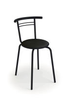 Logo Jack  noir - assise hauteur table jack avec assise vinyle fossil noir