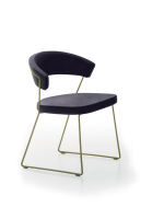 Logo Margot velours gris - assise hauteur table margot avec assise velours