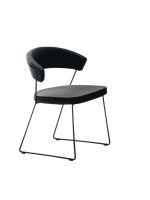 Logo Margot noir mat - assise hauteur table margot avec assise vinyle vert