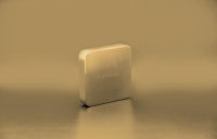 Logo Manette carr�e or clair - manette automatique carr�e coloris inox pvd