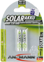 Logo Ansmann pile rechargeable nimh solar, micro aaa, 550 mah 18005525