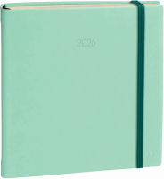 Logo Quo vadis agenda ex�cutif prestige ml 2026, silk vert d'eau 57001086