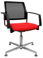 Logo Topstar chaise de bureau 'filet 3d btob 30', rouge 77240174
