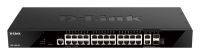 Logo Switch l3 24 ports giga & 2*10gbe  & 2*10g sfp+ stack physique 8 unites dgs-1520-28