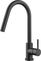 Logo Rc34do079 - mitigeur de cuisine luisina, bec pivotant noir avec